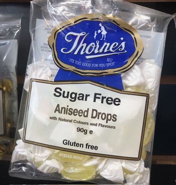Aniseed Drops Sugar Free (wrapped)