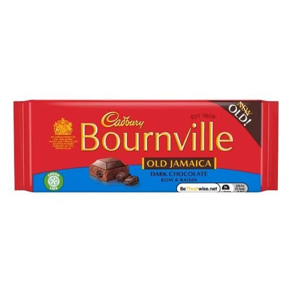 Cadbury Bourneville Old Jamaica 100g