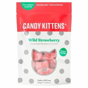 Candy Kittens Wild Strawberry 140g VEGAN