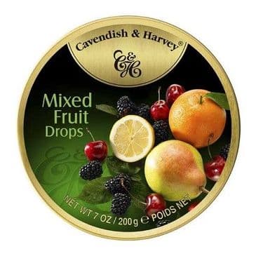 Cavendish & Harvey Mixed Fruit Drops (Travel Tin)