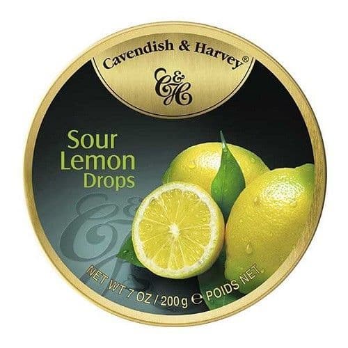 Cavendish & Harvey Sour Lemon Drops (Travel Tin)