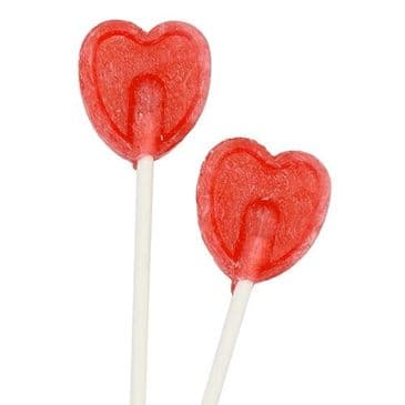 Cherry Heart Lolly
