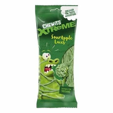 Chewits Xtreme Sour Apple Laces