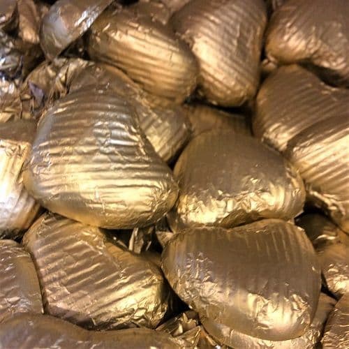 Chocolate Heart - Gold Foil