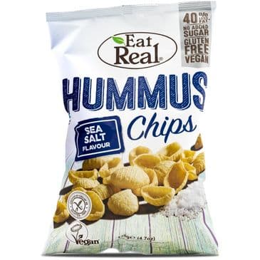 Eat Real Hummus Chips - Sea Salt VEGAN