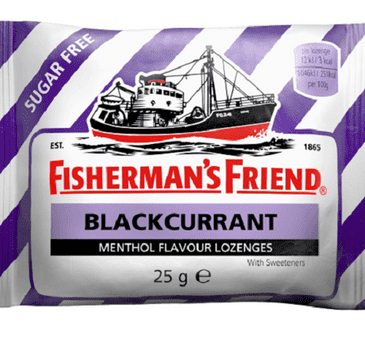 Fisherman's Friend Sugar Free Blackcurrant (per packet)