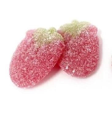 Fizzy Jelly Strawberries VEGAN