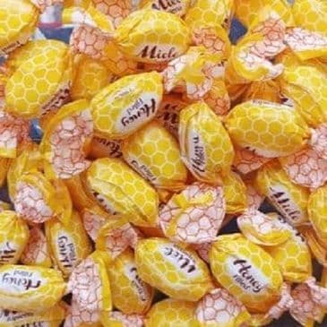 Honey - filled candy