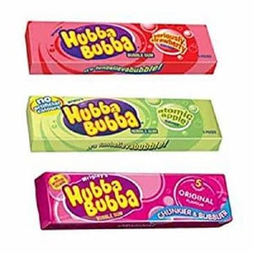 Hubba Bubba 3 flavours