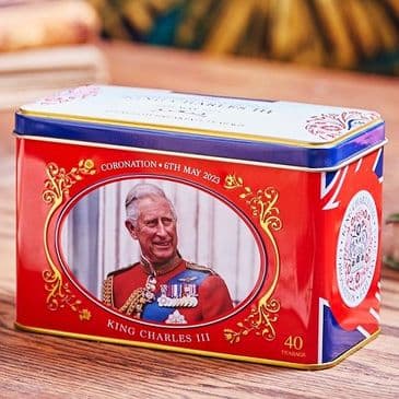 King Charles 111 Tea Caddy