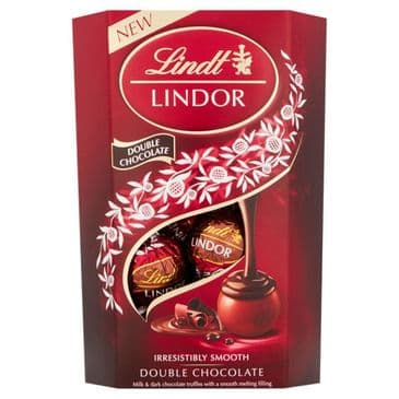 Lindt Lindor Double Chocolate 200g NEW