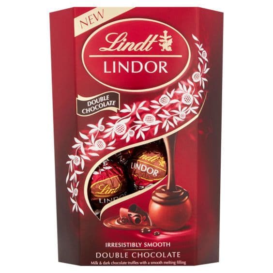 Lindt Lindor Double Chocolate 200g NEW