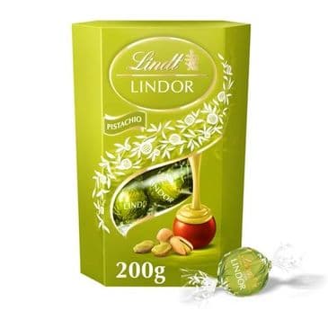 Lindt Lindor Milk Choc Pistachio 200g