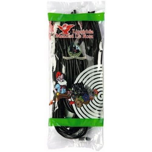 Liquorice Black Bootlaces 90g pack