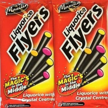 Liquorice Flyers pack Asst Flavours
