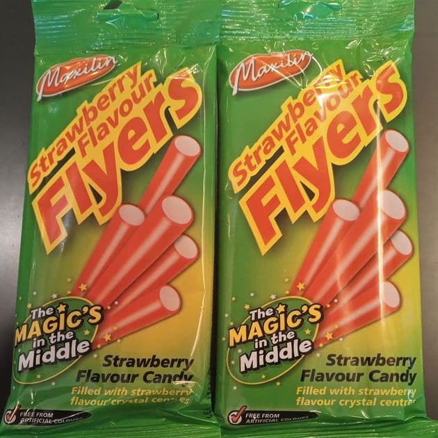 Liquorice Flyers Strawberry (pack)
