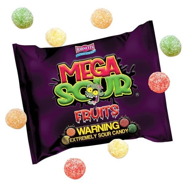 Mega Sour Asst Fruits
