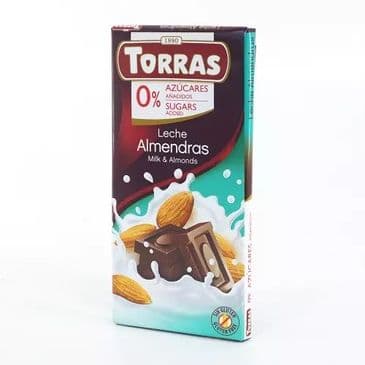 Milk Chocolate & Almonds (no Added Sugar)