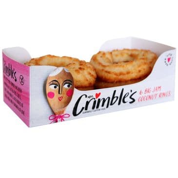 Mrs Crimbles Jam Coconut Rings