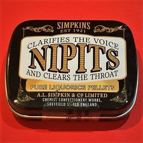 Nipits Liquorice Pellets (tin)