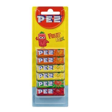 PEZ refills pack of 6 (5 types)