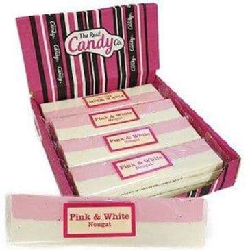 Pink & White Nougat (130g bar)
