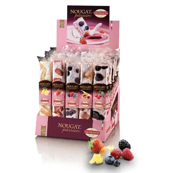 Quaranta Soft Nougat Bars Assorted