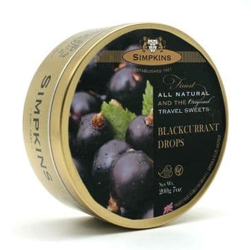 Simpkins Blackcurrant Drops (Travel Tin)