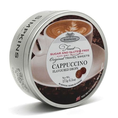Simpkins Cappucino SUGAR FREE (Travel Tin)