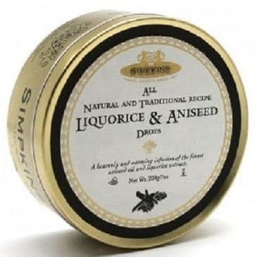 Simpkins Liquorice & Aniseed Drops (Travel Tin)