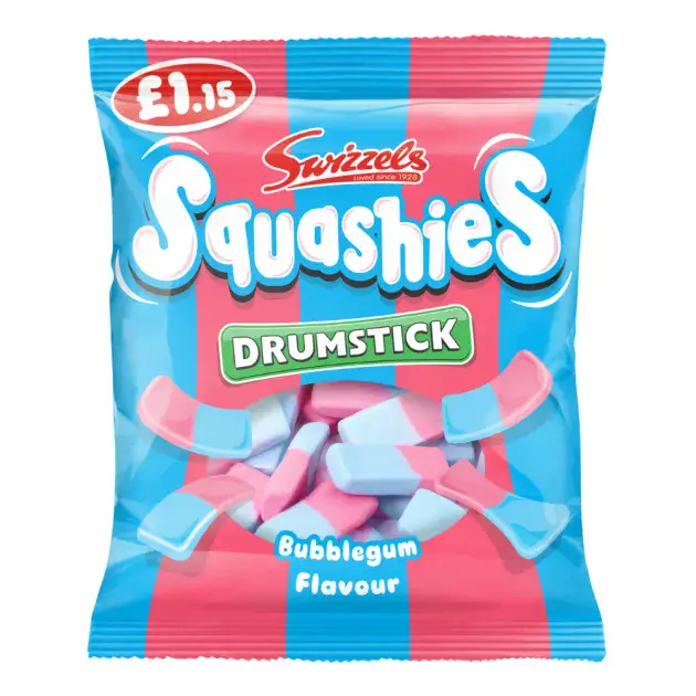 Swizzels Drumstick Squashies Bubblegum