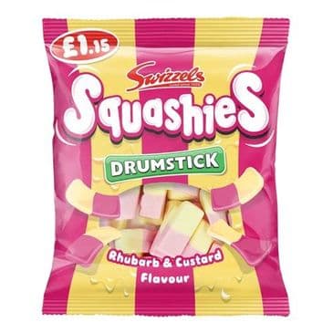 Swizzels Drumstick Squashies Rhubarb and Custard