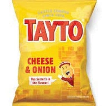 Tayto Cheese & Onion Crisps 37.5g
