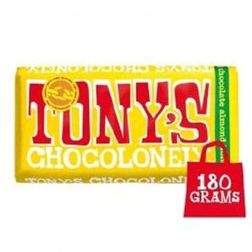 Tony's Chocolonely Almond Honey Nougat 180g FAIRTRADE