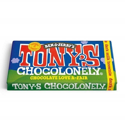 Tony's Chocolonely Ben Jerry's Fudge Brownie 180g FAIRTRADE