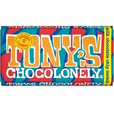 Tony's Chocolonely Milk Choc Chip Cookie 180g FAIRTRADE