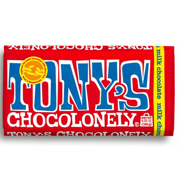 Tony's Chocolonely Milk Chocolate 180g FAIRTRADE