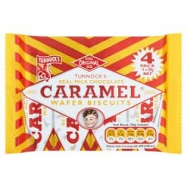 Tunnocks Caramel Wafers 4-pack