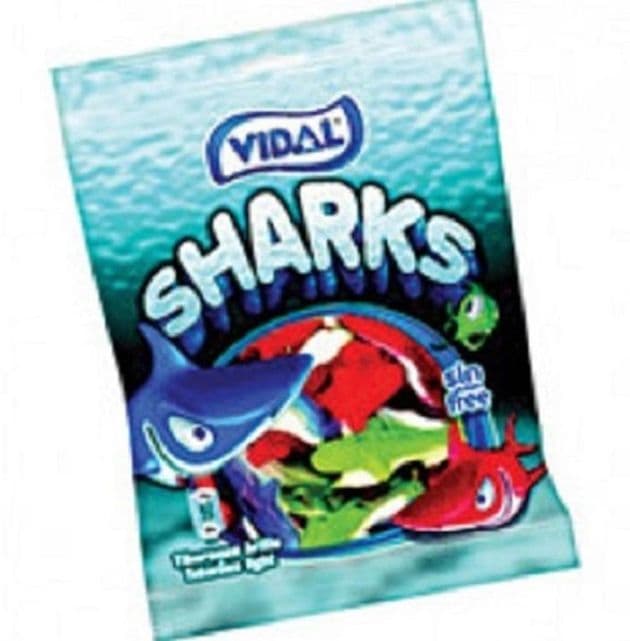 Vidal Jelly Sharks 100g