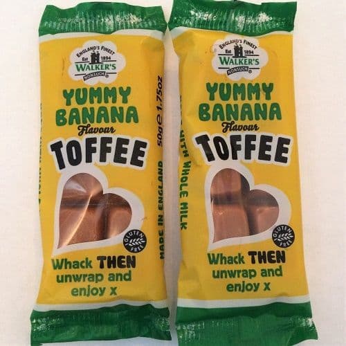 Walkers Mini Toffee Slab Yummy Banana