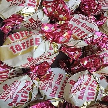 Walkers Nutty Brazil Toffees