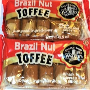 Walkers Toffee Slab Brazil Nut