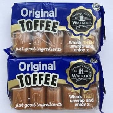 Walkers Toffee Slab Plain Creamy
