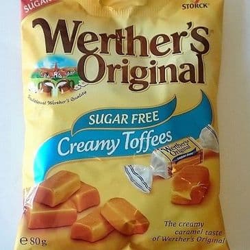 Werthers Toffees SUGAR FREE (65g pack)