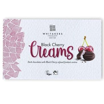 Whitakers Black Cherry Cremes VEGAN
