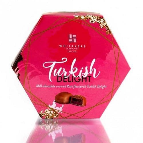 Whitakers Milk Chocolate Rose Turkish Delight