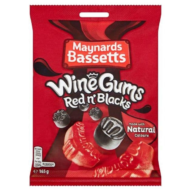 Wine Gums Red n' Blacks (Maynards)