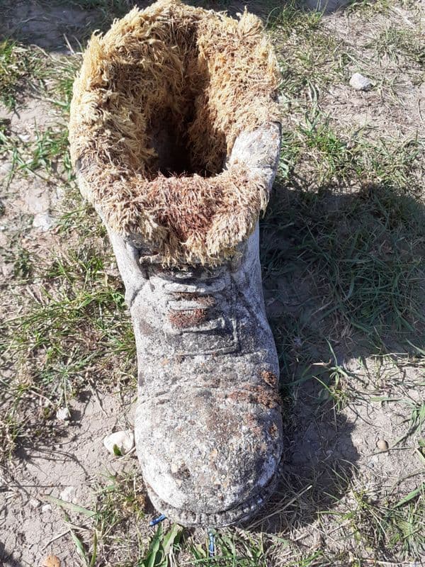 Stone Planter Boot..... SOLD