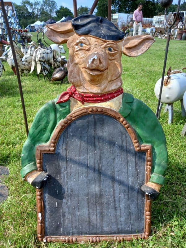 Vintage Pig Blackboard..... SOLD