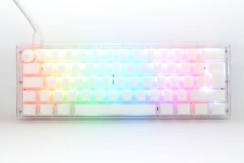Ducky One3 Aura Mini White RGB Hot-swap Double Shot ABS USB Mechanical keyboard